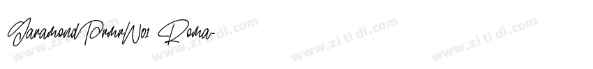 GaramondPrmrW01 Roma字体转换
